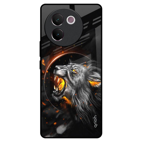 Aggressive Lion Vivo V30e Glass Back Cover Online