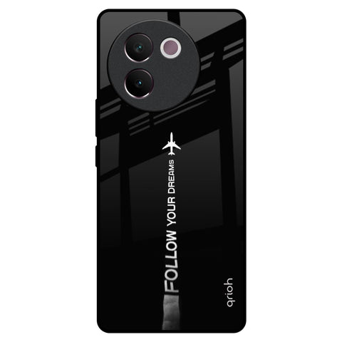 Follow Your Dreams Vivo V30e Glass Back Cover Online