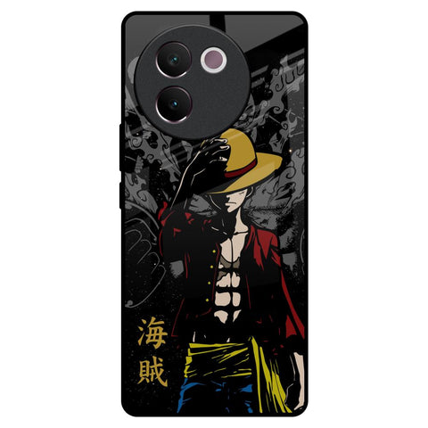 Dark Luffy Vivo V30e Glass Back Cover Online