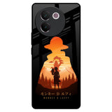 Luffy One Piece Vivo V30e Glass Back Cover Online