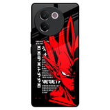 Red Vegeta Vivo V30e Glass Back Cover Online