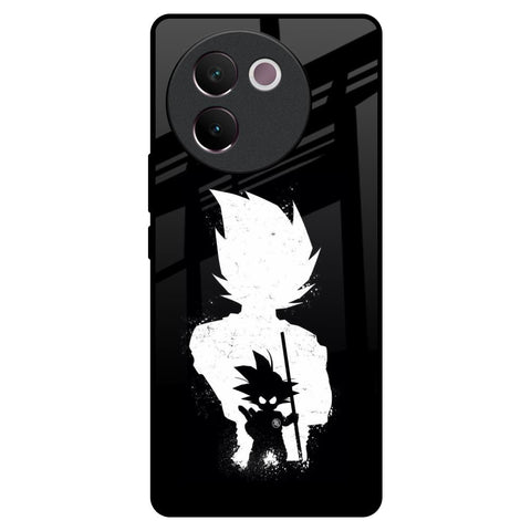 Monochrome Goku Vivo V30e Glass Back Cover Online