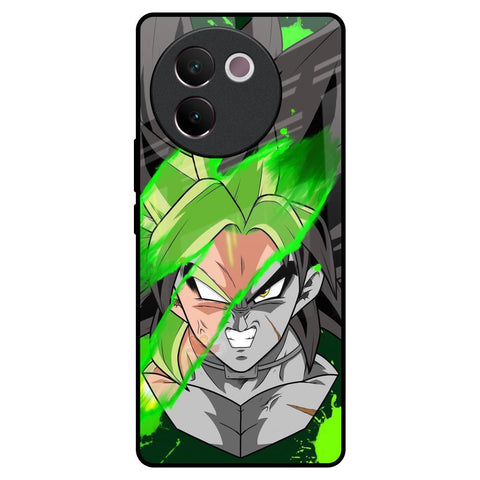 Anime Green Splash Vivo V30e Glass Back Cover Online