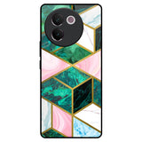 Seamless Green Marble Vivo V30e Glass Back Cover Online