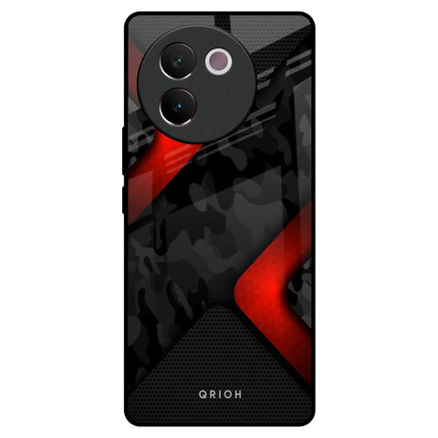 Modern Camo Abstract Vivo V30e Glass Back Cover Online