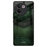 Green Leather Vivo V30e Glass Back Cover Online