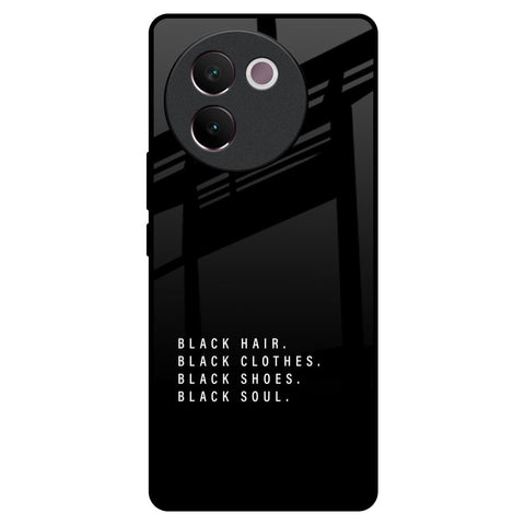 Black Soul Vivo V30e Glass Back Cover Online