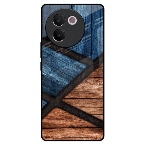 Wooden Tiles Vivo V30e Glass Back Cover Online