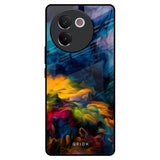 Multicolor Oil Painting Vivo V30e Glass Back Cover Online