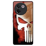 Red Skull Vivo V30e Glass Back Cover Online