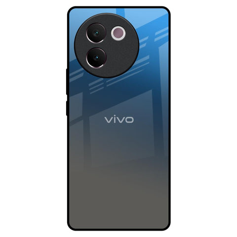 Blue Grey Ombre Vivo V30e Glass Back Cover Online