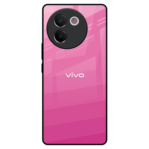 Pink Ribbon Caddy Vivo V30e Glass Back Cover Online