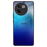 Blue Rhombus Pattern Vivo V30e Glass Back Cover Online