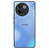 Vibrant Blue Texture Vivo V30e Glass Back Cover Online