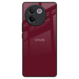 Classic Burgundy Vivo V30e Glass Back Cover Online