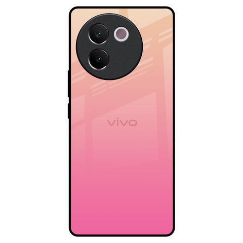 Pastel Pink Gradient Vivo V30e Glass Back Cover Online