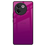 Magenta Gradient Vivo V30e Glass Back Cover Online