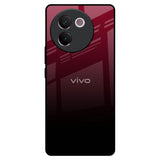 Wine Red Vivo V30e Glass Back Cover Online