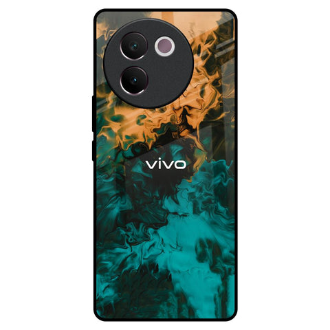 Watercolor Wave Vivo V30e Glass Back Cover Online