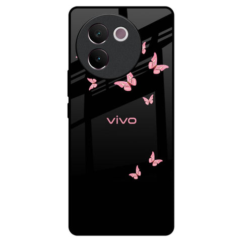 Fly Butterfly Vivo V30e Glass Back Cover Online