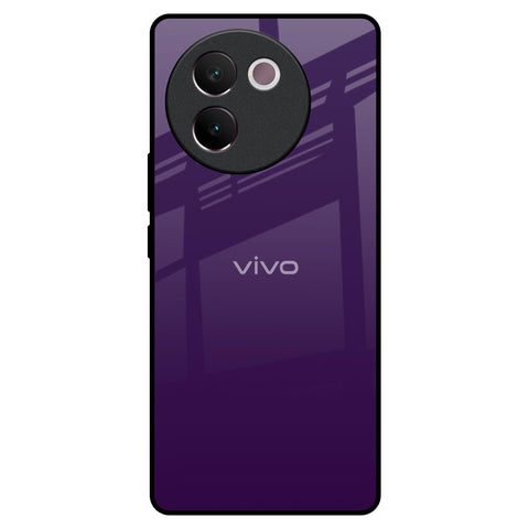 Dark Purple Vivo V30e Glass Back Cover Online