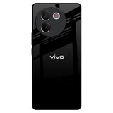 Jet Black Vivo V30e Glass Back Cover Online