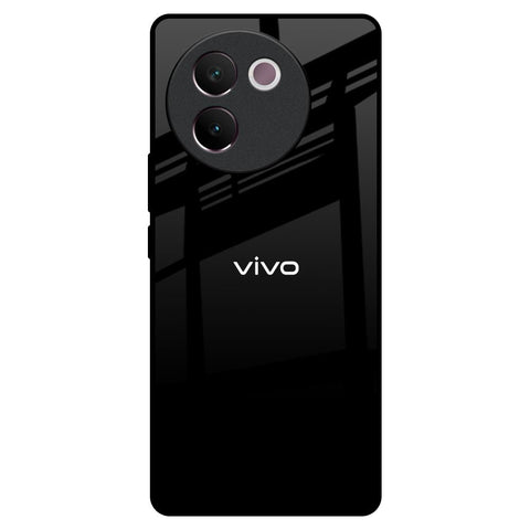 Jet Black Vivo V30e Glass Back Cover Online