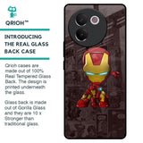 Angry Baby Super Hero Glass Case for Vivo V30e