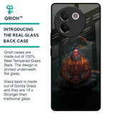 Lord Hanuman Animated Glass Case for Vivo V30e