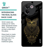 Golden Owl Glass Case for Vivo V30e