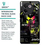 Astro Glitch Glass Case for Vivo V30e