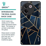 Abstract Tiles Glass Case for Vivo V30e