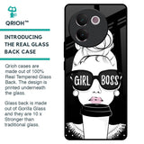 Girl Boss Glass Case For Vivo V30e