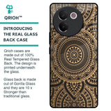 Luxury Mandala Glass Case for Vivo V30e