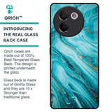 Ocean Marble Glass Case for Vivo V30e