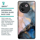 Marble Ink Abstract Glass Case for Vivo V30e