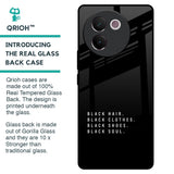 Black Soul Glass Case for Vivo V30e