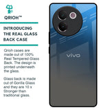 Blue Grey Ombre Glass Case for Vivo V30e