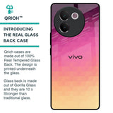 Geometric Pink Diamond Glass Case for Vivo V30e