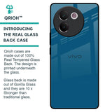 Cobalt Blue Glass Case for Vivo V30e