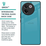 Oceanic Turquiose Glass Case for Vivo V30e