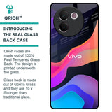 Colorful Fluid Glass Case for Vivo V30e