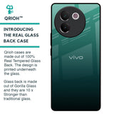 Palm Green Glass Case For Vivo V30e