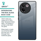 Smokey Grey Color Glass Case For Vivo V30e