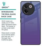 Indigo Pastel Glass Case For Vivo V30e