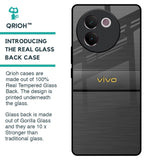 Grey Metallic Glass Case For Vivo V30e