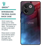 Smokey Watercolor Glass Case for Vivo V30e