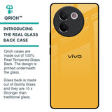 Fluorescent Yellow Glass case for Vivo V30e