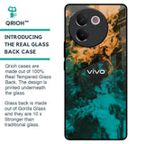 Watercolor Wave Glass Case for Vivo V30e