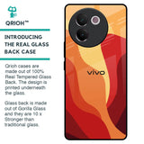 Magma Color Pattern Glass Case for Vivo V30e